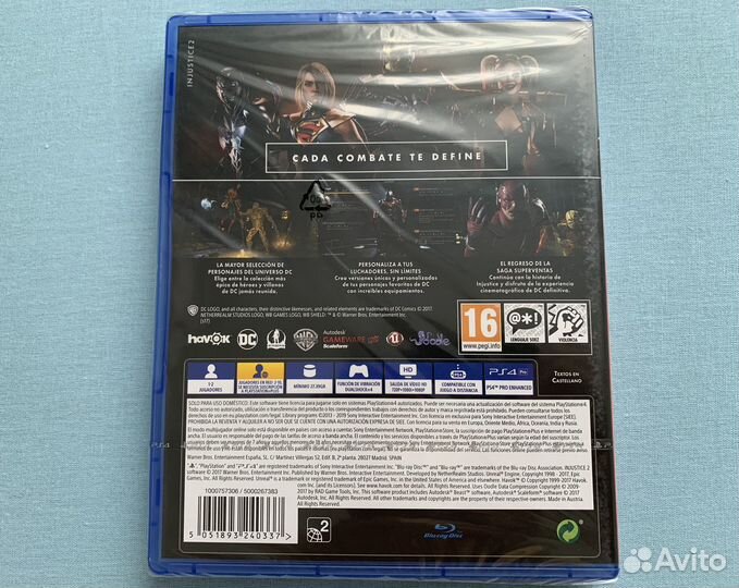 Injustice 2 Playstation 4 (Новый Диск, Рус субы)
