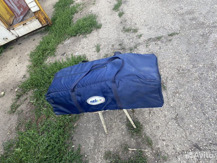 Большой манеж напольный детский складной