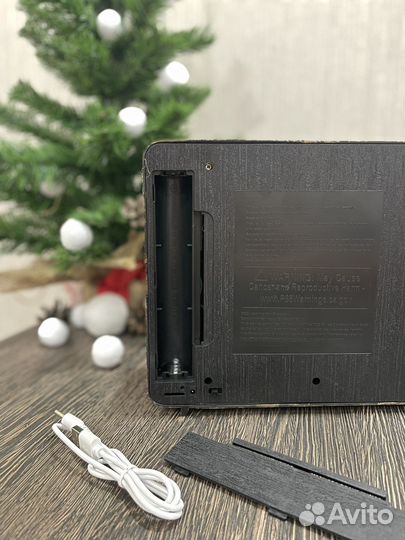 Фонарь новогодний телевизор с подсветкой