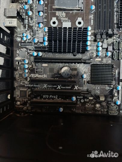 Материнская плата asrock 970 pro3 r2.0(в корпусе)