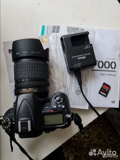 Зеркальный фотоаппарат nikon d7000 + комплектующие