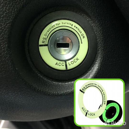 Наклейка на рулевую колонку бмв ауди