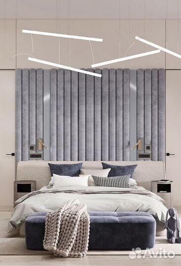 Мягкие стеновые панели для создания интерьера