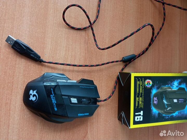 Мышь компьютерная игровая Optical Mouse Т6