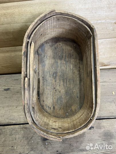 Коробейка Мезенская роспись Маленькая