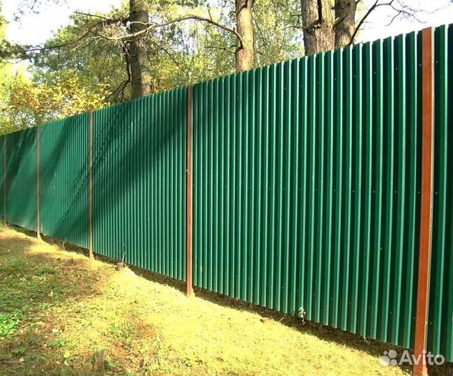 Забор из профлиста