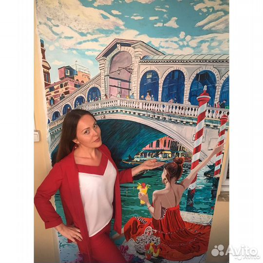 Роспись стен Художник Роспись досок Роспись одежды