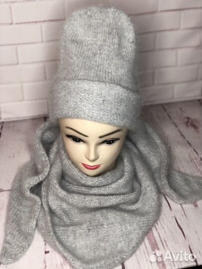 Комплект шапка и бактус