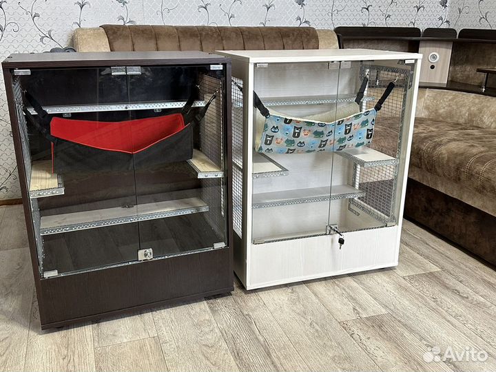 Новая витрина / клетка для шиншилл