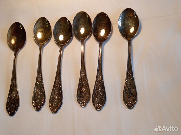 Ложки чайные мельхиоровые