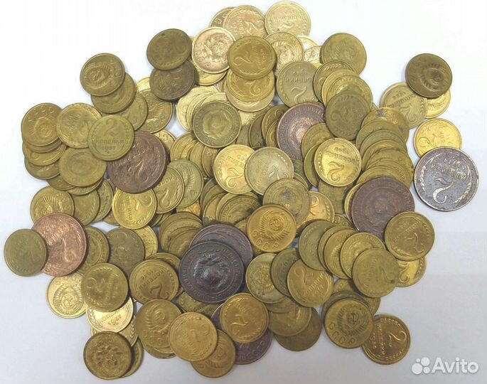 Монеты 2 копейки с 1924 по 1957годов