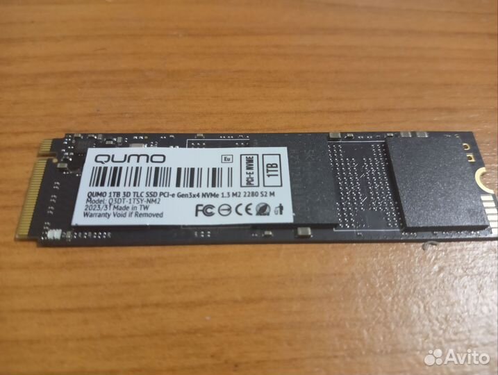 Ssd m2 nvme 1Tb qumo