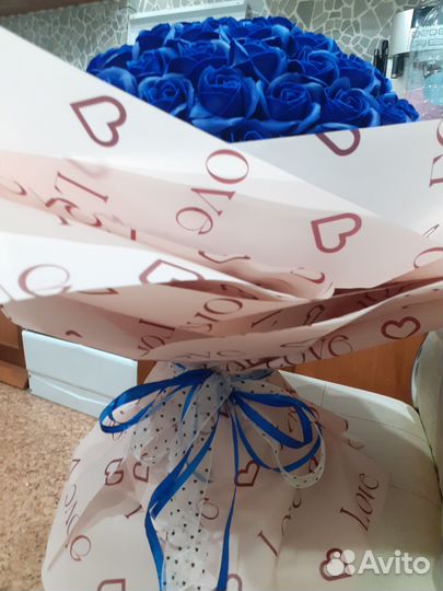 Букеты из мыльных цветов,101 роза