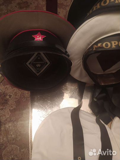 Военные, морские фуражки, береты, новые