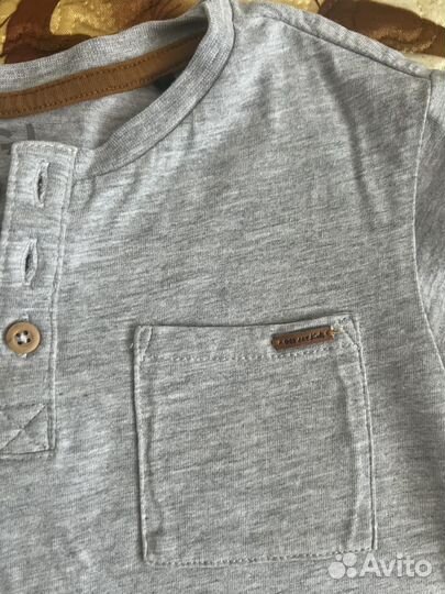 Футболки для мальчика (3-4г) 104 см серые