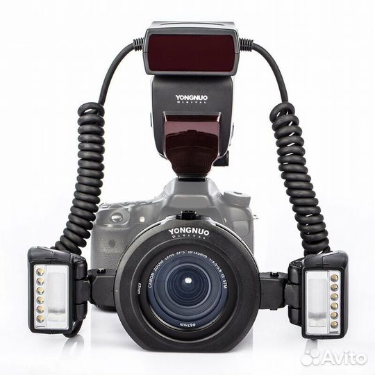 Биполярная вспышка Yongnuo YN 24EX макро, новая