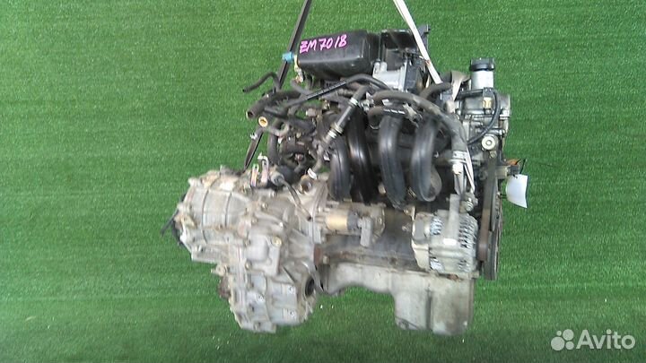 Двигатель в сборе двс toyota vitz SCP13 2SZ-FE 200