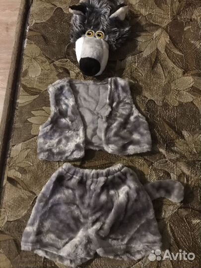 Костюм медведя и волка на прокат