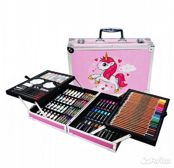 Набор для рисования в металлическом кейсе