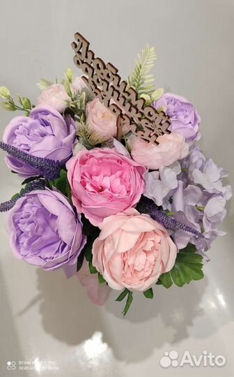 Букеты цветы мыльные розы