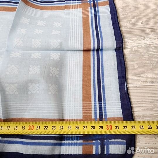 Мужские носовые платки СССР голубые