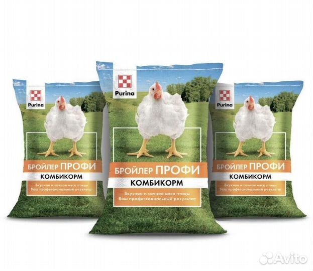 Комбикорм для кур и цыплят purina