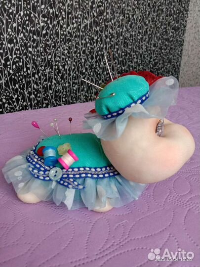 Декоративная игольница - черепашка