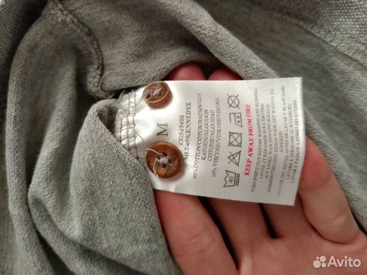 Поло с длинным рукавом мужское