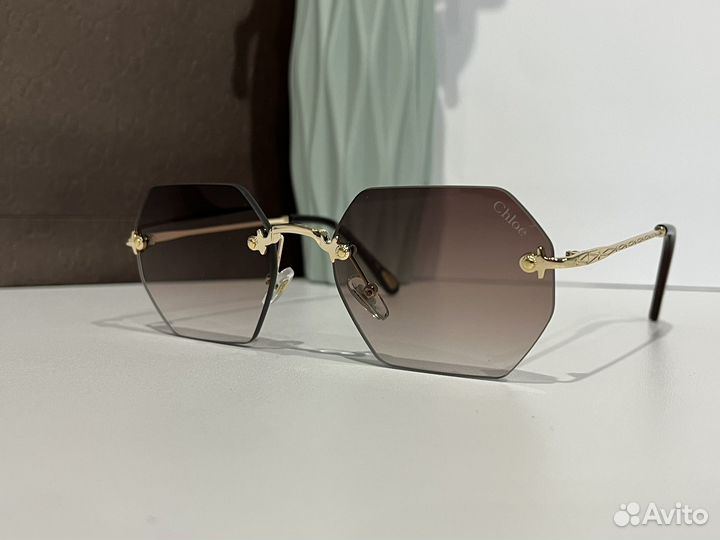 Солнцезащитные очки chloe полный комплект