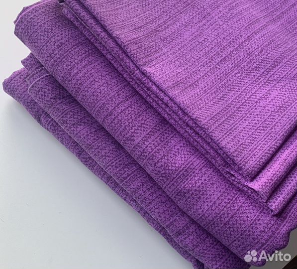 Постельное бельё двуспальное фиолетовое перкаль