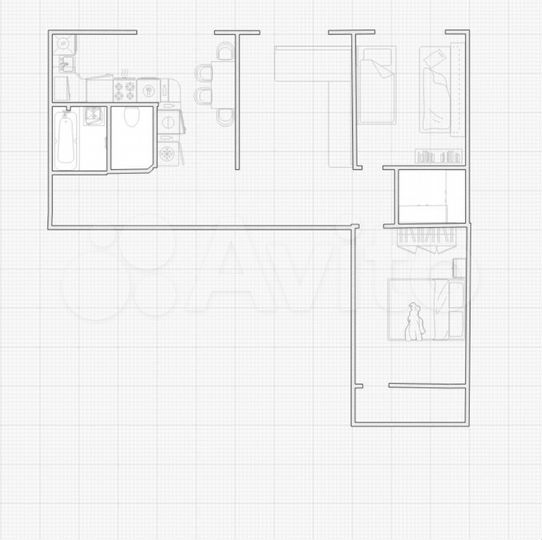 3-к. квартира, 63 м², 9/9 эт.