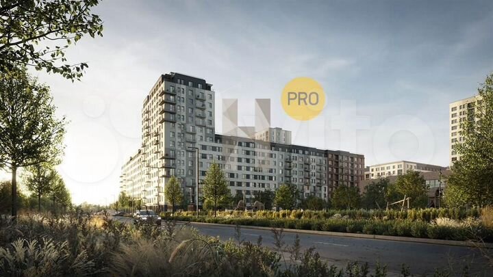 2-к. квартира, 82,6 м², 1/17 эт.