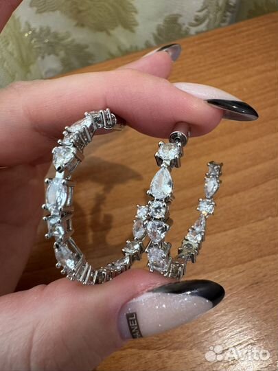 Серьги Swarovski Tennis