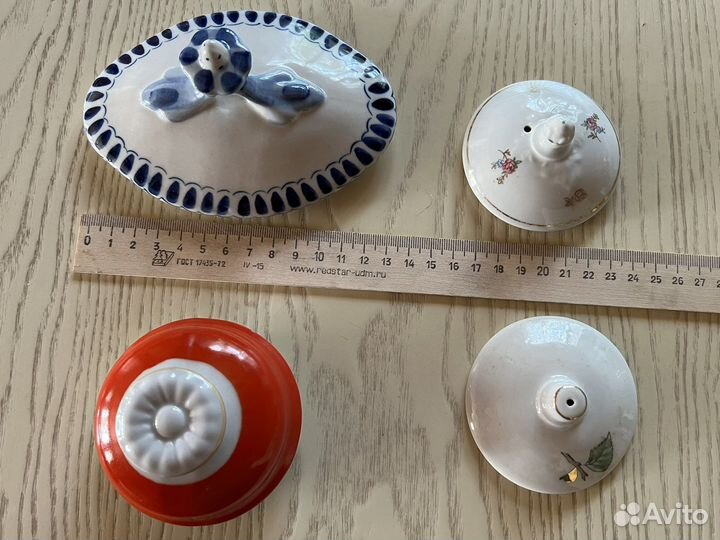 Крышечки фарфоровые