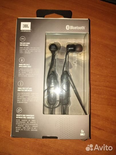 Беспроводные наушники jbl tune 110 BT