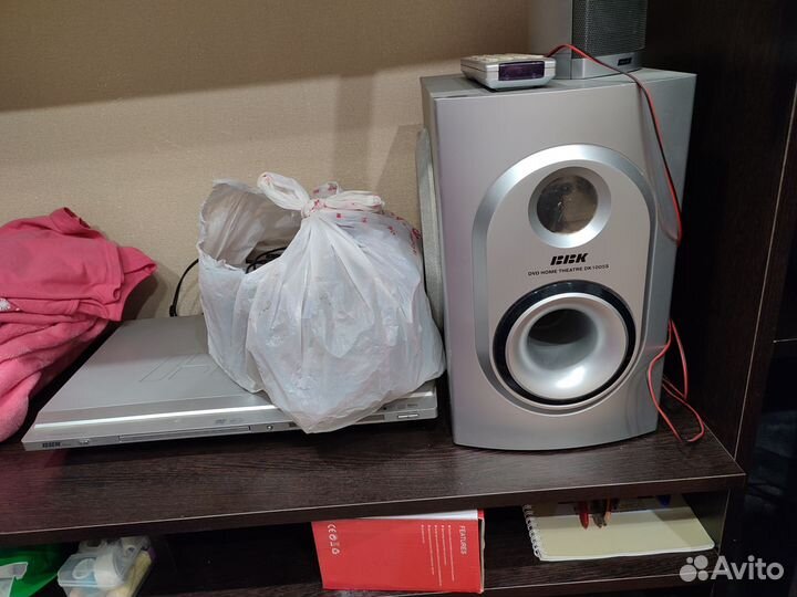 Колонки 5 шт саб домашний кинотеатр