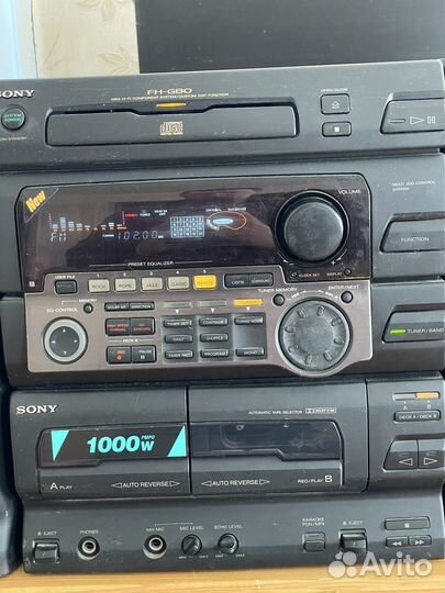 Музыкальный центр sony HCD-H801