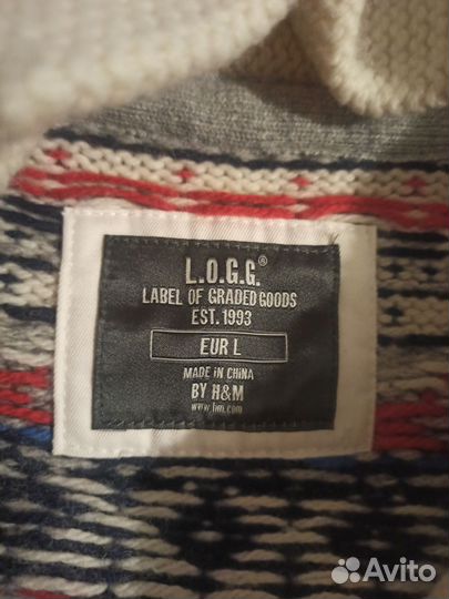 Свитер вязаный шерсть L.O.G.G. by H&M