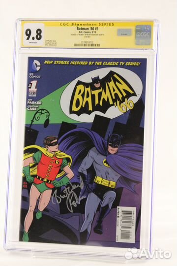 Комикс Бэтман 66 №1 с автографом