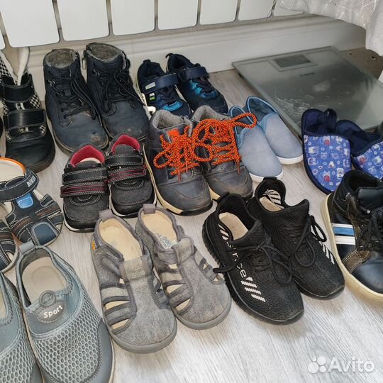 Детская обувь для мальчика пакетом