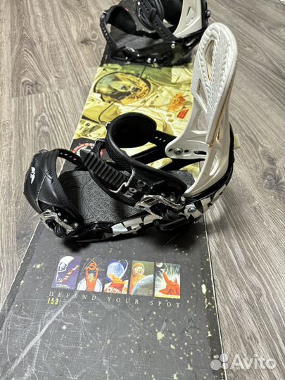 Сноуборд 153 terror с креплениями