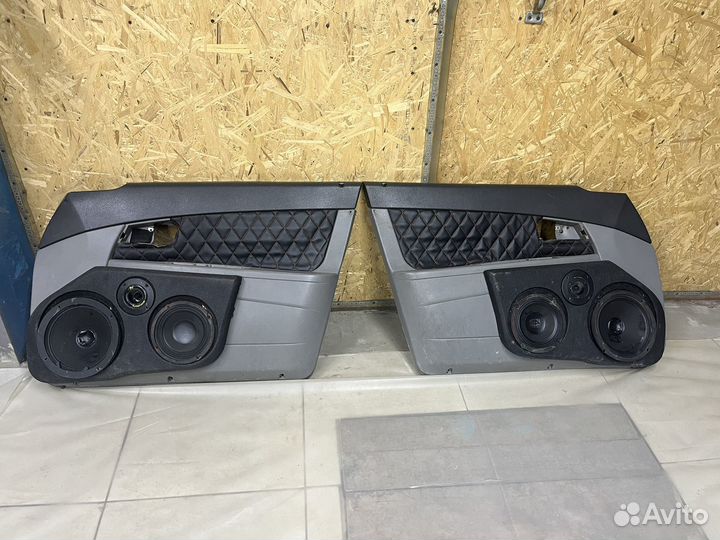 Дверные карты приора 1 с динамиками