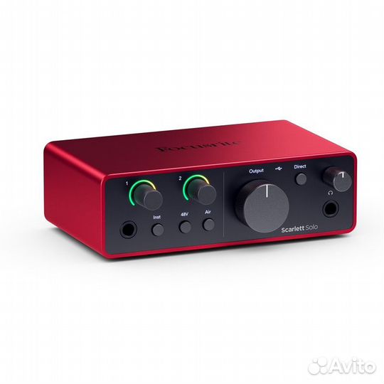 Focusrite Scarlett Solo 4th Gen - Новый. В наличии