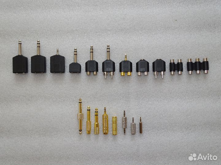 Адаптеры переходники соединители для аудиотехники