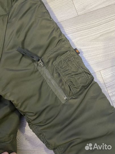 Куртка мужская зимняя 56зеленая