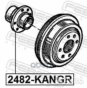 К-кт подшипника задн. Renault Kangoo 02-03 ABS