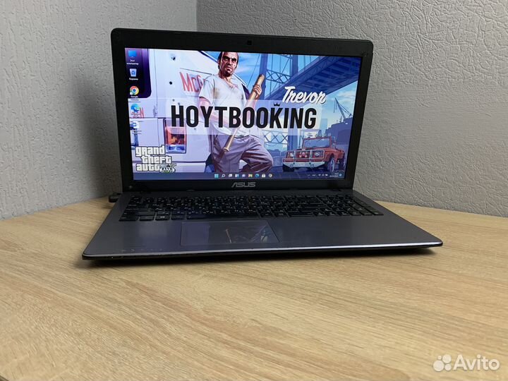 Игровой ноутбук asus:core-i3/hdd750/GeForce GT710m