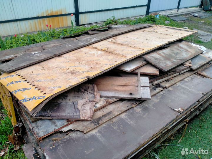 Фанера б/у от опалобки