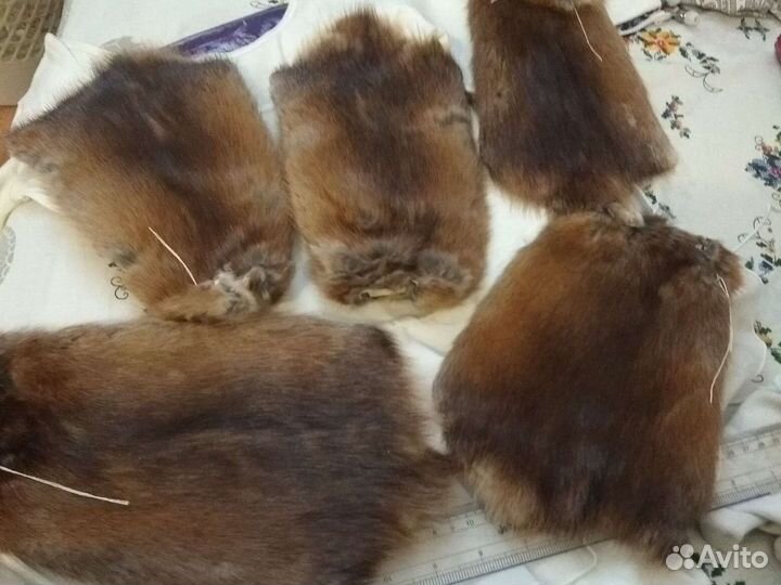 Воротник, шкурки и отрез