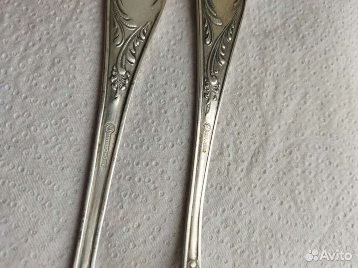 Мельхиоровые ложки и вилки Кольчугино
